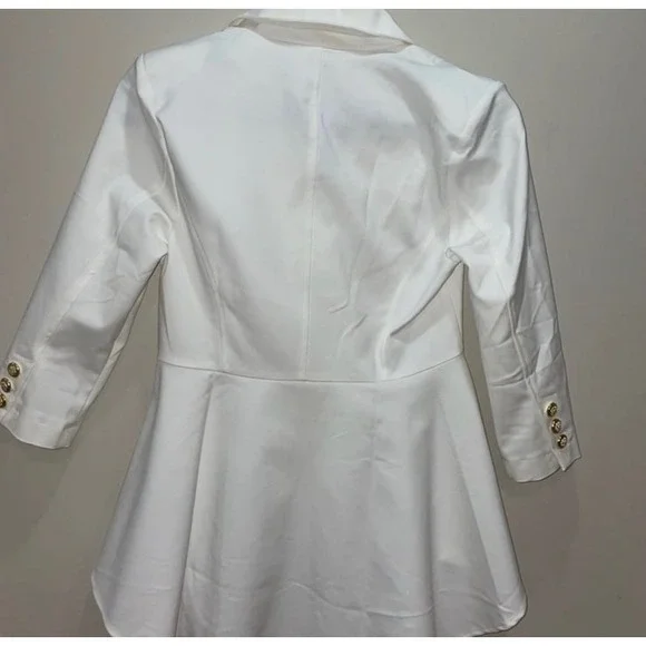 Venus Double Breasted Blazer Size 10 - Cream/Beige - Picture 2 of 3